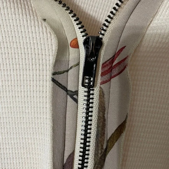 Pol Floral Patchwork Hoodie In Size Small. - Picture 5 of 15